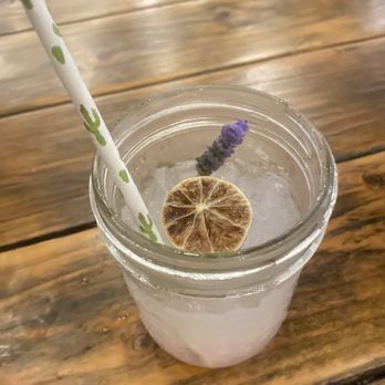 Pacific Coast Spirits - Lavender butterfly pea flower mocktail - New American Near Me - Oceanside, California Pacific Coast Spirits - Lavender butterfly pea flower mocktail - New American Near Me - Oceanside, California