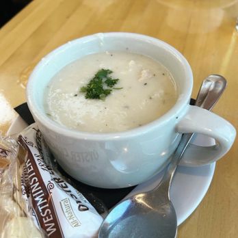 Federal Jack's Brew Pub - Clam chowder mostly potato's - American Near Me - Kennebunk, Maine
