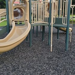 Homestead Campground - Playground. Decent, but more for smaller kids.