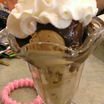 Friendly's - a sundae with whipped cream and chocolate - Ice Cream & Frozen Yogurt Near Me - Toms River, New Jersey