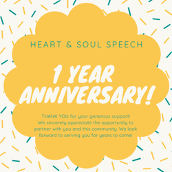 Heart & Soul Speech - Thank you for your support!