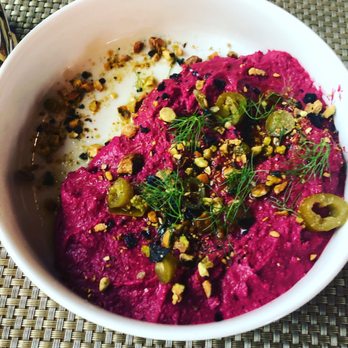 The Grove - Beet Hummus - New American Near Me - Houston, Texas The Grove - Beet Hummus - New American Near Me - Houston, Texas