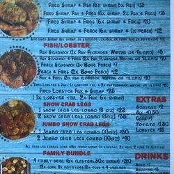 J & J Crabspot - Menu as of 7/25/2020