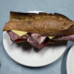 Daily Bread - Ham cheese with a glazed sauce sandwich