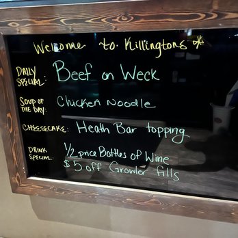 Killingtons Restaurant & Pub - Specials! - American Near Me - Huntersville, North Carolina Killingtons Restaurant & Pub - Specials! - American Near Me - Huntersville, North Carolina