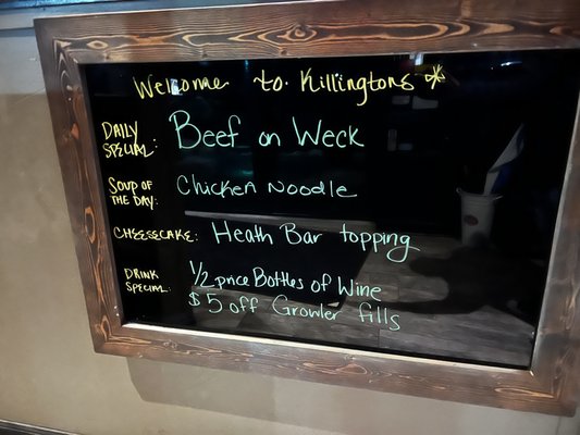 Menu photo 4 Killingtons Restaurant & Pub Huntersville, NC Menu photo 4 Killingtons Restaurant & Pub Huntersville, NC