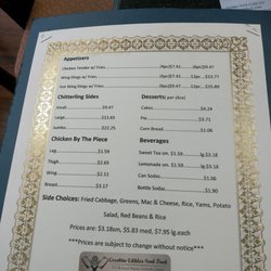 Creative Edibles - Menu