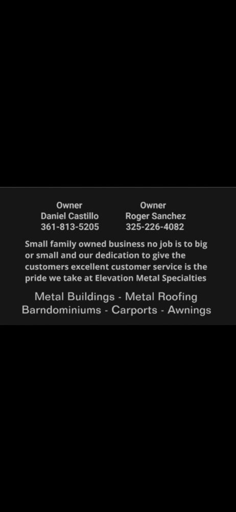 Slide of Elevation Metal Buildings