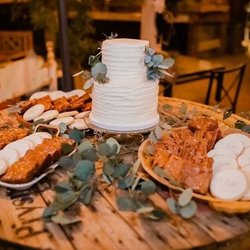 California Flour - Custom order tiered cake, brownies and custom sugar cookies