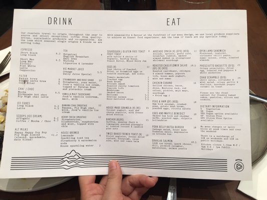 Menu photo 1 Seven Seeds Carlton, VIC Menu photo 1 Seven Seeds Carlton, VIC
