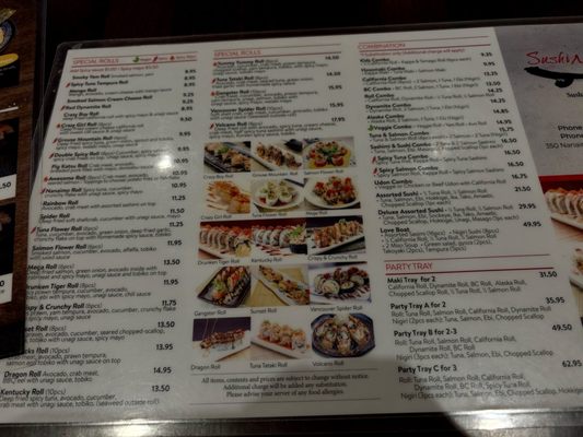 Menu photo 4 Sushi Nanaimo Vancouver, BC Menu photo 4 Sushi Nanaimo Vancouver, BC
