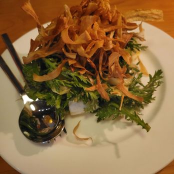 Lei - crown daisy and burdock salad - Wine Bars Near Me - New York, New York