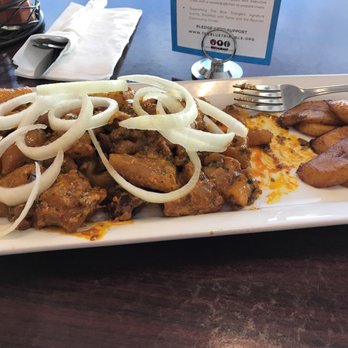Cafe Abuja - Nkwobi with fried ripe plantains. It tastes as good as it looks!! - African Near Me - Houston, Texas Cafe Abuja - Nkwobi with fried ripe plantains. It tastes as good as it looks!! - African Near Me - Houston, Texas