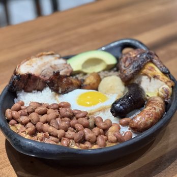 Made in Medellin Chicken - BANDEJA MADE IN MEDELLIN - Colombian Near Me - Houston, Texas Made in Medellin Chicken - BANDEJA MADE IN MEDELLIN - Colombian Near Me - Houston, Texas