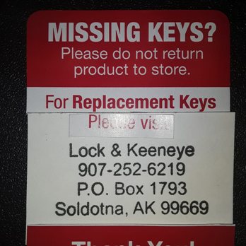 Lock & Keeneye - Keys & Locksmiths Near Me - Soldotna, Alaska Lock & Keeneye - Keys & Locksmiths Near Me - Soldotna, Alaska