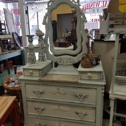 Cardinal Wishes Antiques - Chalk Painted Dresser