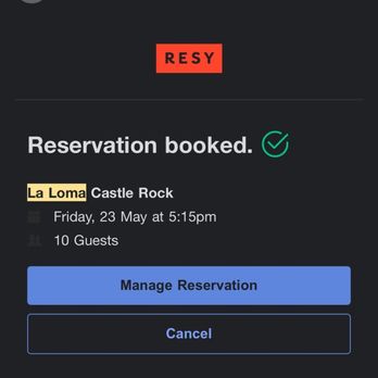 Savina’s - Reservation proof - Mexican Near Me - Castle Rock, Colorado