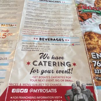 Rosati's Pizza - Menu - Pizza Near Me - Encinitas, California Rosati's Pizza - Menu - Pizza Near Me - Encinitas, California