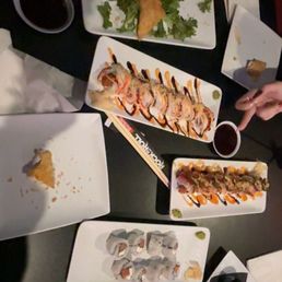 Crispy Crab Wontons Metalhead Roll Japanese Bagel Roll Crowd Surfer Roll Crispy Crab Wontons Metalhead Roll Japanese Bagel Roll Crowd Surfer Roll