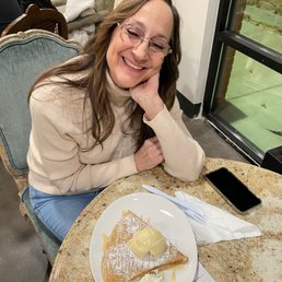 My wife is delighted by the crepe we ordered. My wife is delighted by the crepe we ordered.