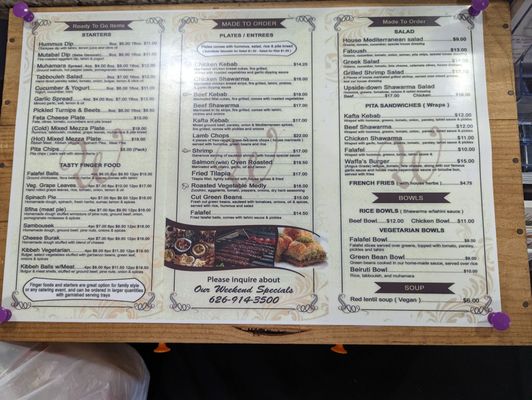 Menu photo 4 Waffa's Kitchen Glendora, CA Menu photo 4 Waffa's Kitchen Glendora, CA