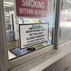 Scheffe Prescription Shop - Hours of operation