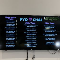 PYO Chai - Menu as of 10/19/2024
