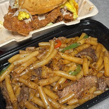 Ah Ma’s kitchen - Scrambled Egg w.Pork Pineapple Bun Stir-Fried Black Pepper Beef Macaroni - Asian Fusion Near Me - San Francisco, California Ah Ma’s kitchen - Scrambled Egg w.Pork Pineapple Bun Stir-Fried Black Pepper Beef Macaroni - Asian Fusion Near Me - San Francisco, California