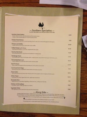 Menu photo 7 Country Store and Kitchen Pine Mountain, GA