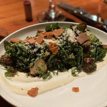 Central - Kale & bacon Caesar salad (they didn't call it Caesar) - Bars Near Me - Montgomery, Alabama