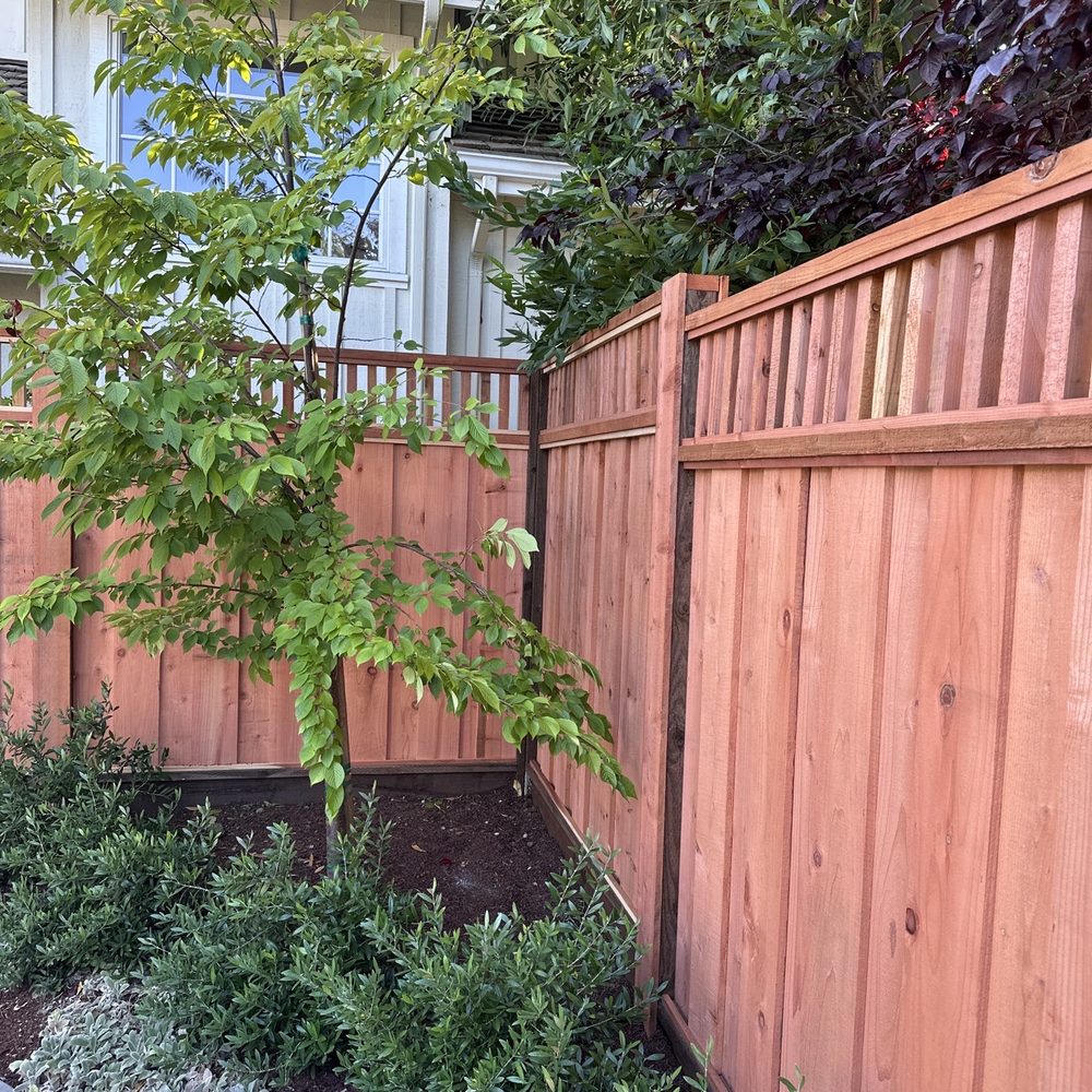 FenceMaster - Piano key top, proper stepping for height change in grade. - Fences & Gates Near Me - San Carlos, California