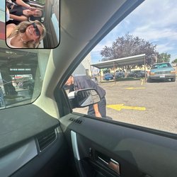 Jiffy Lube - helpful angel fixing my tires as well!