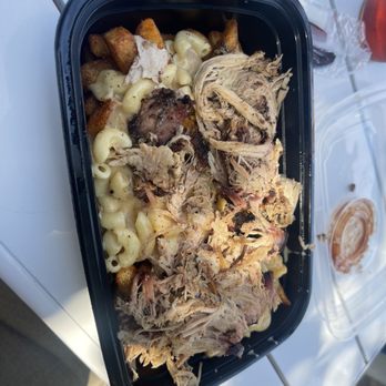 Smokin J's BBQ - Loaded Fries - meat: pulled pork - Caterers Near Me - Poway, California Smokin J's BBQ - Loaded Fries - meat: pulled pork - Caterers Near Me - Poway, California