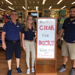 West Marine - The West Marine employees that helped me with my kayak purchase and other equipment.
