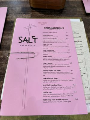 Menu photo 1 Salt Smokehouse Huntsville, AL Menu photo 1 Salt Smokehouse Huntsville, AL