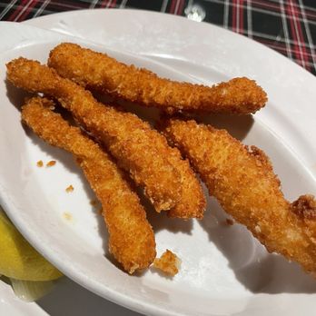 Tartan Room - Calamari Strips (half-eaten) - American Near Me - Orange, California Tartan Room - Calamari Strips (half-eaten) - American Near Me - Orange, California