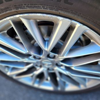 NB Rim Repair - Damaged Rim (Before) - Wheel & Rim Repair Near Me - Bay Shore, New York