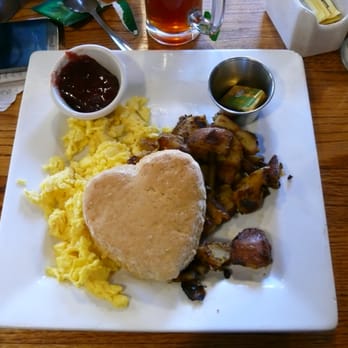 Howard Station Cafe - A 'simple delight' breakfast, delicious potatoes, eggs too chopped up and the lovely biscuit was hard. Looks wonderful! - Juice Bars & Smoothies Near Me - Occidental, California