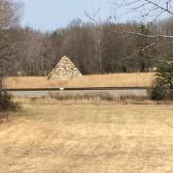 The Meade Pyramid - Don't walk there! Active railroad tracks in front.