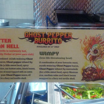 Mucho Burrito Fresh Mexican Grill - Ghost Pepper Burrito ingredients - Mexican Near Me - Calgary, Alberta Mucho Burrito Fresh Mexican Grill - Ghost Pepper Burrito ingredients - Mexican Near Me - Calgary, Alberta