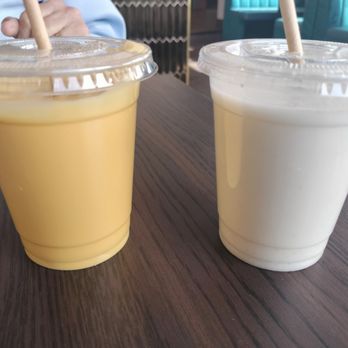 Nawab's Indian Cuisine - Mango lassi, and salty lassi: Both were very refreshing! - Indian Near Me - Niagara Falls, Ontario Nawab's Indian Cuisine - Mango lassi, and salty lassi: Both were very refreshing! - Indian Near Me - Niagara Falls, Ontario