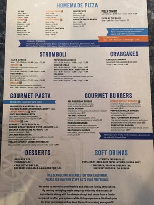 Menu photo 1 The Vault Pizza & Grill York, PA