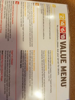 Menu photo 8 Denny's Rancho Palos Verdes, CA