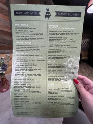 Menu photo 8 Agave Grill & Café Chula Vista, CA Menu photo 8 Agave Grill & Café Chula Vista, CA