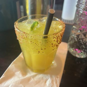 Dos Santos - Spicy passion fruit marg - pretty good, very spicy - Mexican Near Me - Colorado Springs, Colorado