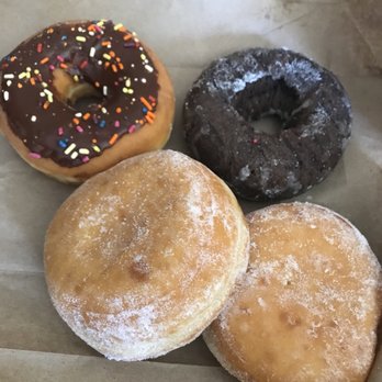 Dunkin' - Not our order! We wanted 1 pumpkin & 3 chocolate glazed. We got 1 chocolate glazed, 1 chocolate frosted with sprinkles, and 2 jelly. - Donuts Near Me - Rancho Cucamonga, California Dunkin' - Not our order! We wanted 1 pumpkin & 3 chocolate glazed. We got 1 chocolate glazed, 1 chocolate frosted with sprinkles, and 2 jelly. - Donuts Near Me - Rancho Cucamonga, California