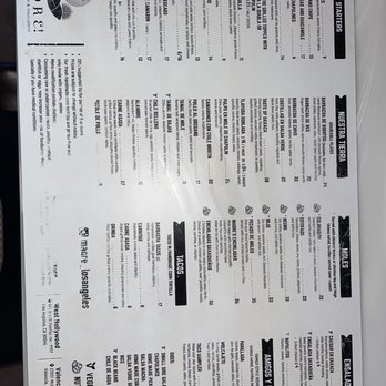 Madre - Drink Menu - Mexican Near Me - Torrance, California