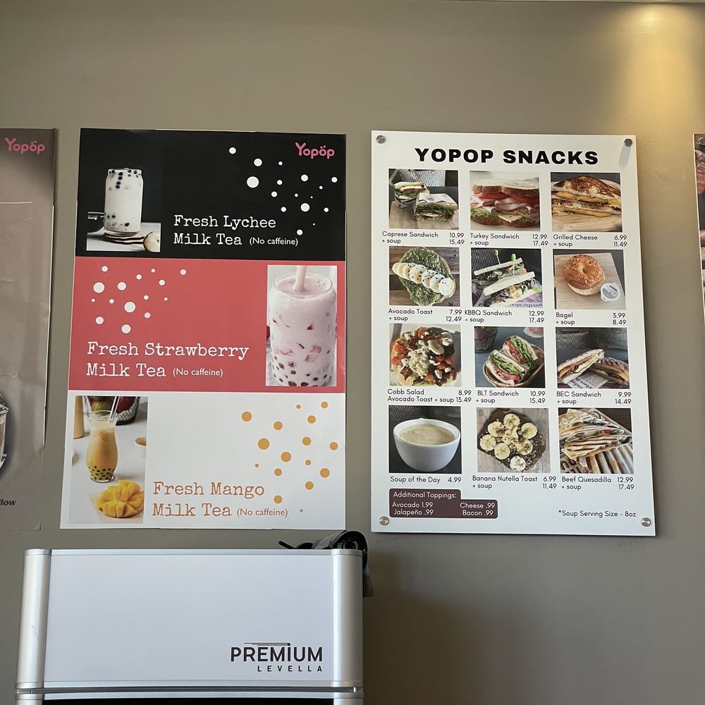 Yopop - Menu - Desserts Near Me - San Jose, California Yopop - Menu - Desserts Near Me - San Jose, California