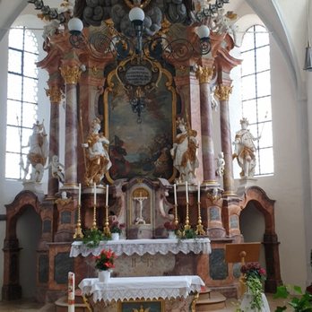 St. Georg - Hauptaltar - Landmarks & Historical Buildings Near Me - Bernbeuren, BY