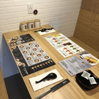 Kyuramen - Cherry Hill - Private booth with the service call button on the wall - Ramen Near Me - Cherry Hill, New Jersey